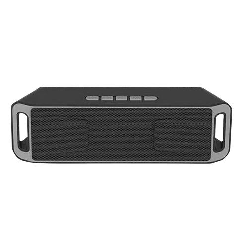 Grey Портативная колонка колонка bluetooth беспроводной блютуз колонки портативная сабвуфер колонки портативный динамик стерео звук беспроводной мини динамик большой мощности для Android Iphone колонка портативная - Цвет: Grey