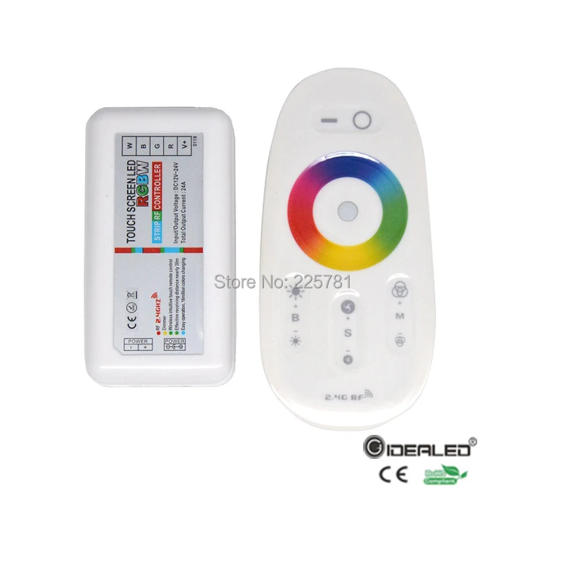 Новый стиль пульт дистанционного управления RGBW RGB 2 4G RF для 24A 12V RGB/RGBW светодиодная
