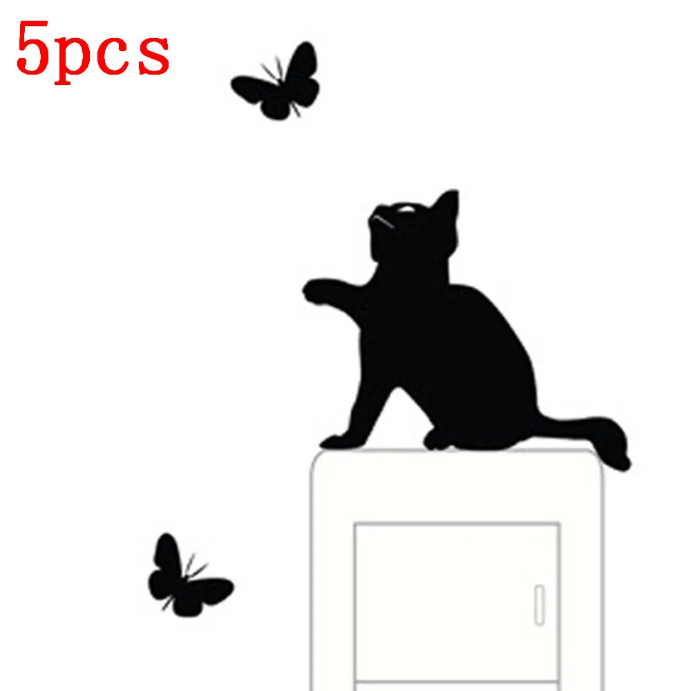 Home Decoration Accessories Room Window Wall Decorating Switch Vinyl Decal Sticker Decor Cartoon paste black New A30521 | Дом и сад