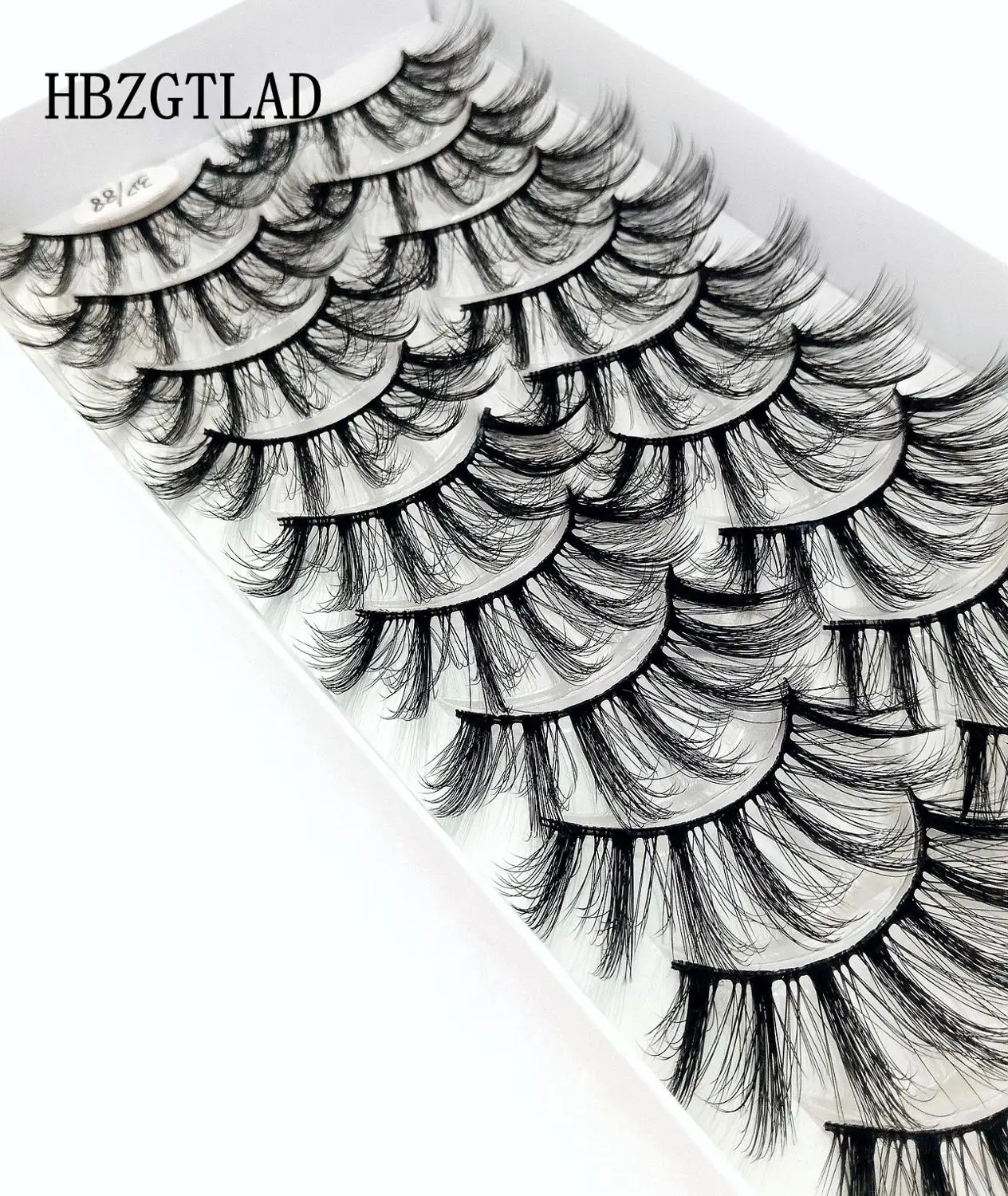HBZGTLAD 10 pairs natural false eyelashes fake lashes long makeup 3d mink eyelash extension for beauty 88 | Красота и здоровье