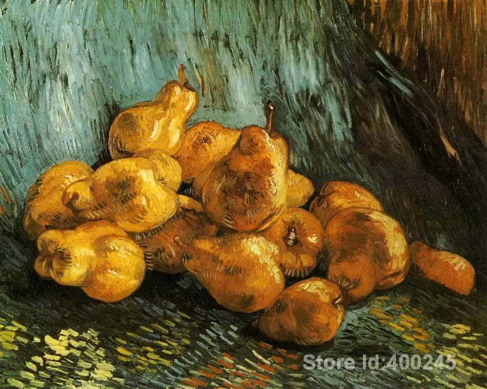 

Best Art Reproduction Still Life with Pears Vincent Van Gogh Painting for sale hand painted High quality
