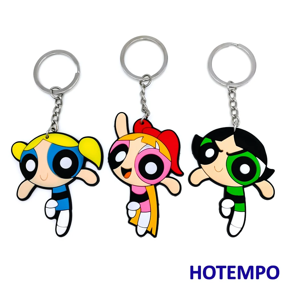 Powerpuff, аксессуары для волос для девочек, цветные пузыри, BB заколки для волос для девочек, Мультяшные детские заколки 5 см, Детская повязка для волос