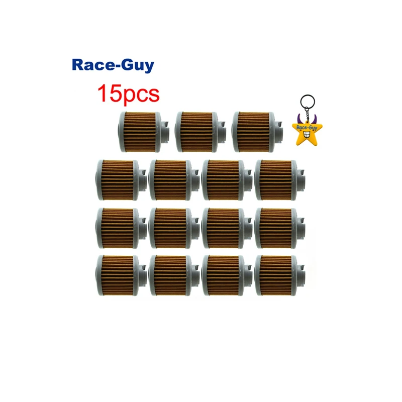 15 Pieces Масляный фильтр для питбайка Mini GP Minicross Minimotard Kitaco YX(2009/2010) Takegawa Daytona Замена Honda 15412-HB6-003 - Цвет: 15 Pieces
