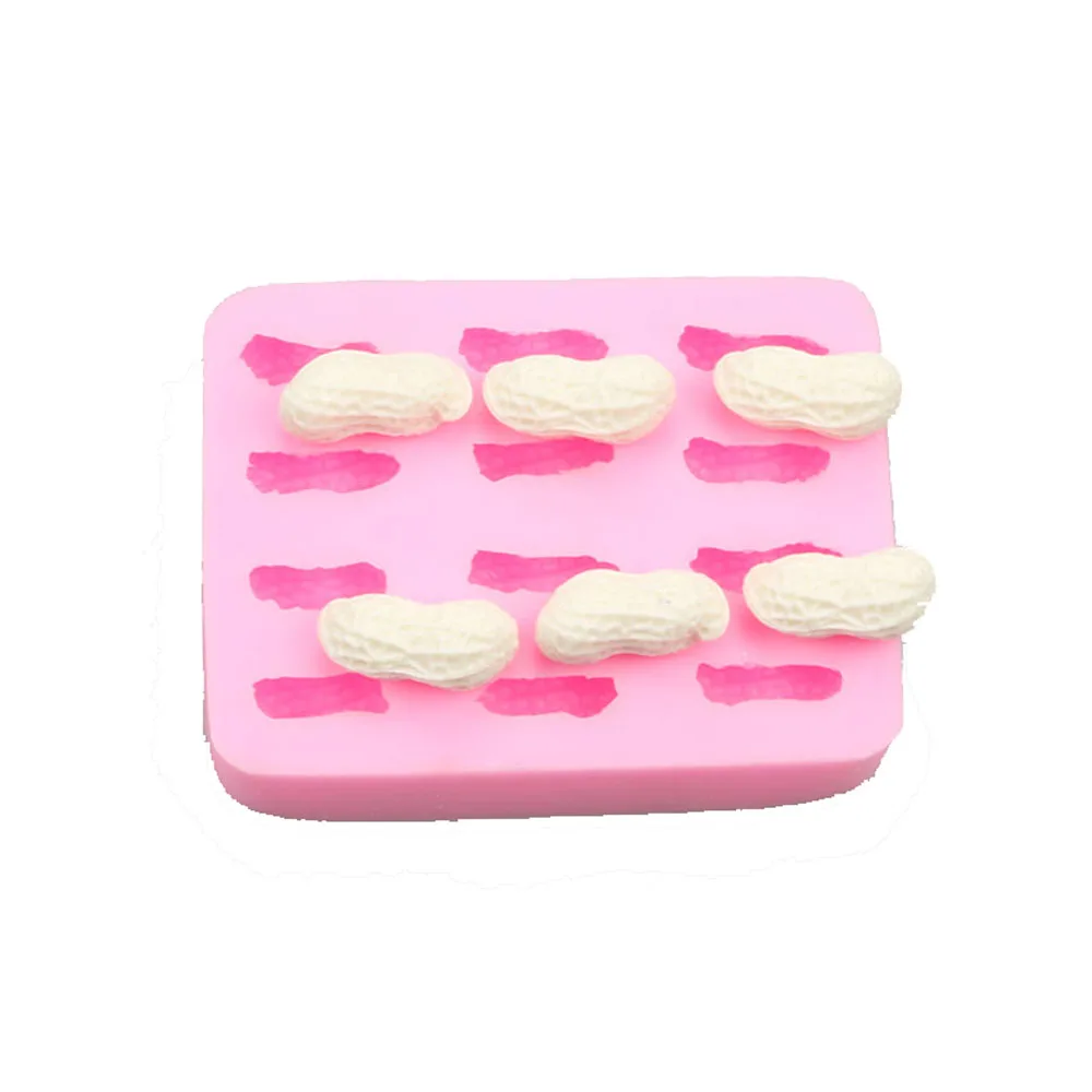 Арахис орехи еда fandont торт украшения силиконовые Свадебные форма именинного