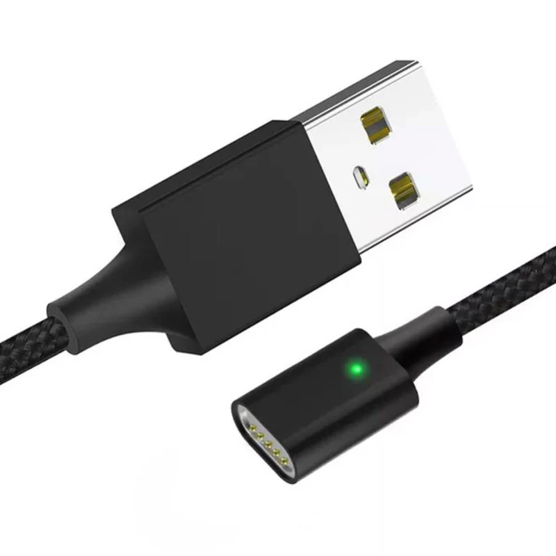 Only cable(no plug ) Магнитный кабель Micro Usb type C супер быстрая зарядка телефона Microusb type-C магнитное зарядное устройство Usb C для iphone huawei Xiaomi зарядка - Цвет: Only cable(no plug )