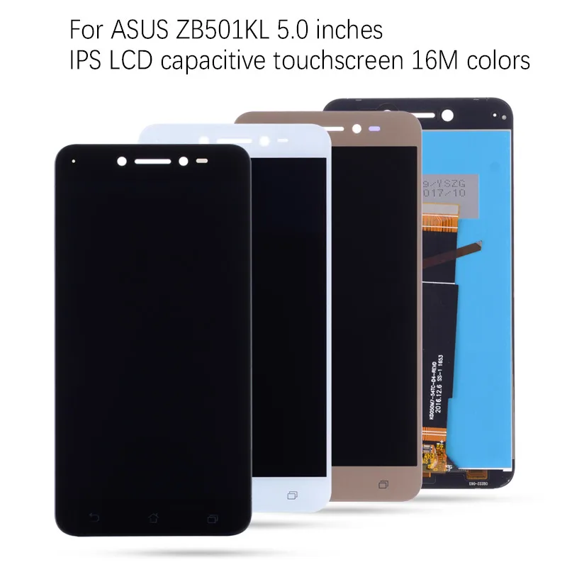Дисплей для ASUS Zenfone Live ZB501KL LCD в сборе с тачскрином на рамке Оригинал черный