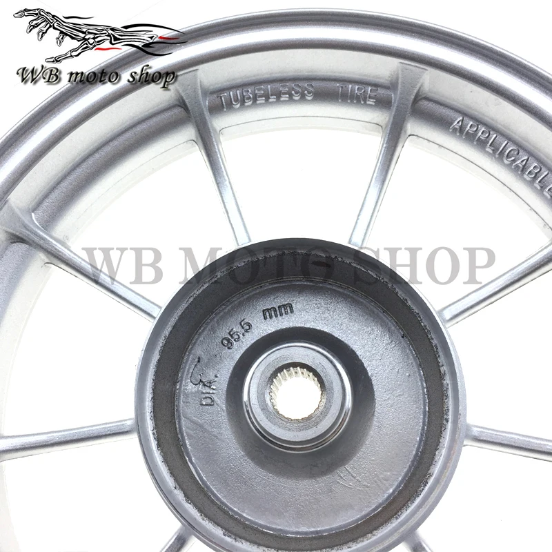 Мотоцикл изменение колеса дисковый тормоз для DIO AF18 AF27 AF28 Z4 ZX AF34 AF35 10-дюймовая шпилька для Алюминий сплава передние задние колеса обода новой