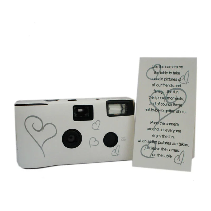 10 шт. теплая Свадебная камера украшение для свадьбы 36 фотографий Одноразовая