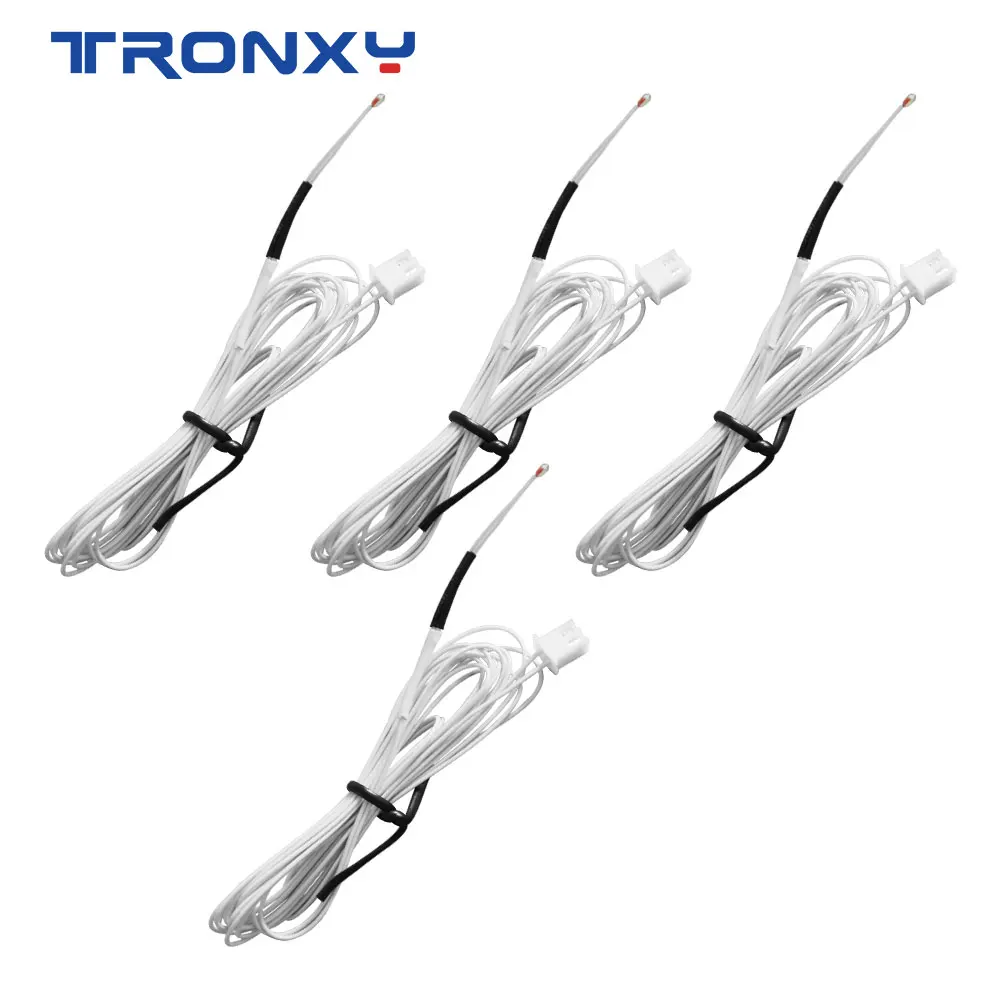 1 шт./5 комплектов Tronxy 100 к Ом NTC 3950 Термисторы Температура Сенсор терминал кабель