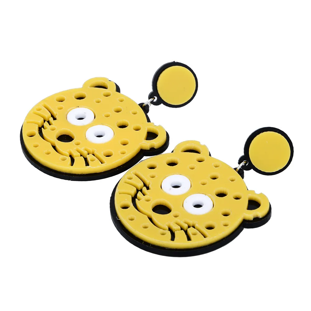 Creative design Stud Earings Fashion Jewelry Cute yellow tiger shape Trendy Women Earrings Gifts Wholesale |