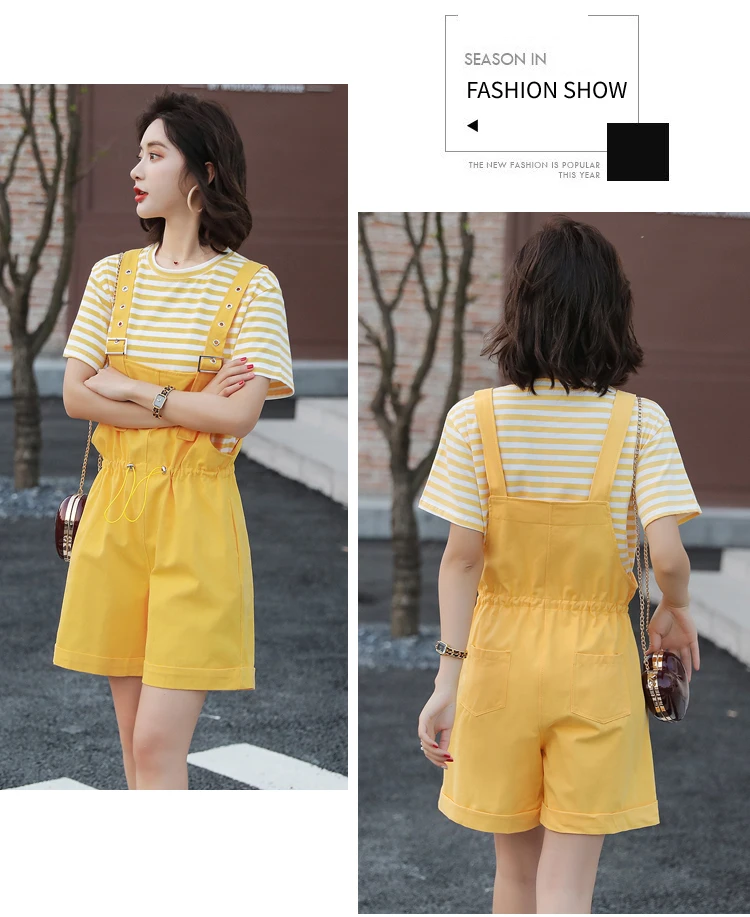 Костюм женский 2019 лето Новая повседневная широкая повязка на ноги шорты