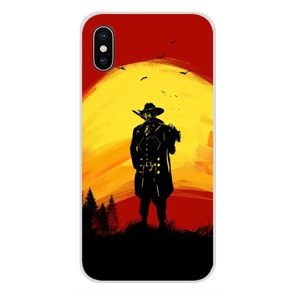 Для Xiaomi Redmi 4A S2 Note 3 3S 4 4X 5 Plus 6 7 6A Pro Pocophone F1 Red Dead Redemption пользовательские аксессуары