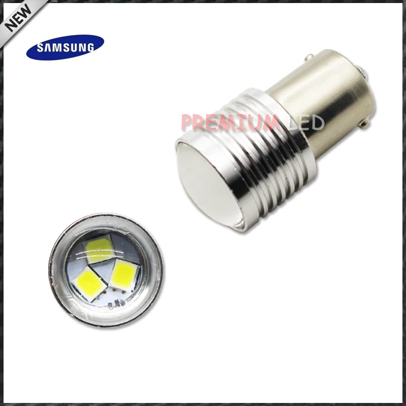 2 шт. Ксеноновые Белый Samsung 3535-SMD 1156 7506 BA15s СВЕТОДИОДНЫЕ Лампы Для Тормоза DRL Сигнал
