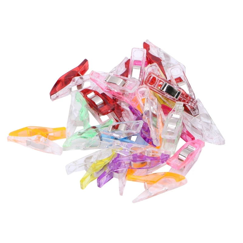 50 шт./упак. сделай сам пластиковые швейные фиксированные зажимы скрепки