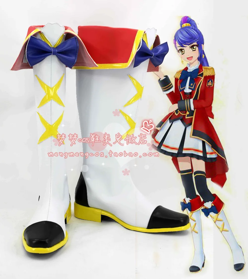 Aikatsu/Обувь для костюмированной вечеринки со звездами Shiratori Hime Сапоги на заказ 3231 |