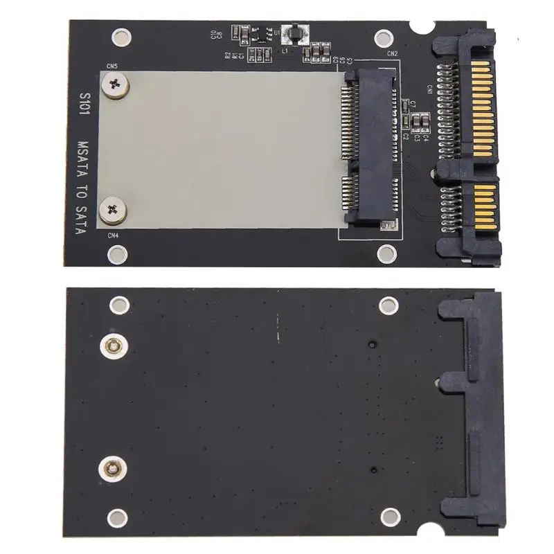Универсальный mSATA Mini SSD на 2 5 дюйма SATA 22 контактный конвертер адаптер карты для