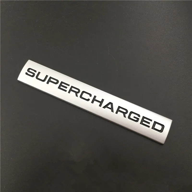 Металлическая эмблема значок Supercharged Автомобильные наклейки Авто аксессуары наклейка для Land Rover Range Rover Sport L405 автобиография Evoque