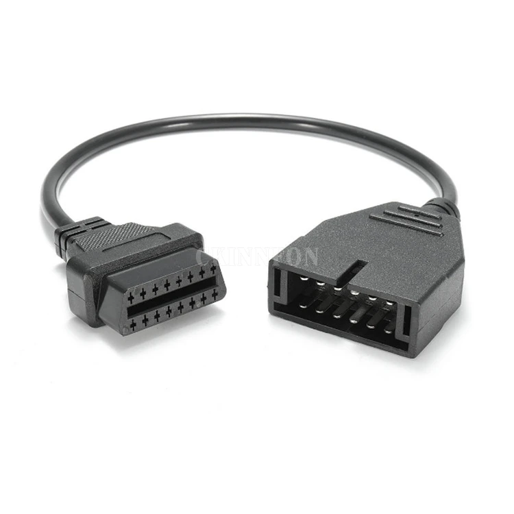 100 шт./лот 2019 Новый OBD/OBD2 разъем для 12-контактного GM адаптера к 16-контактному