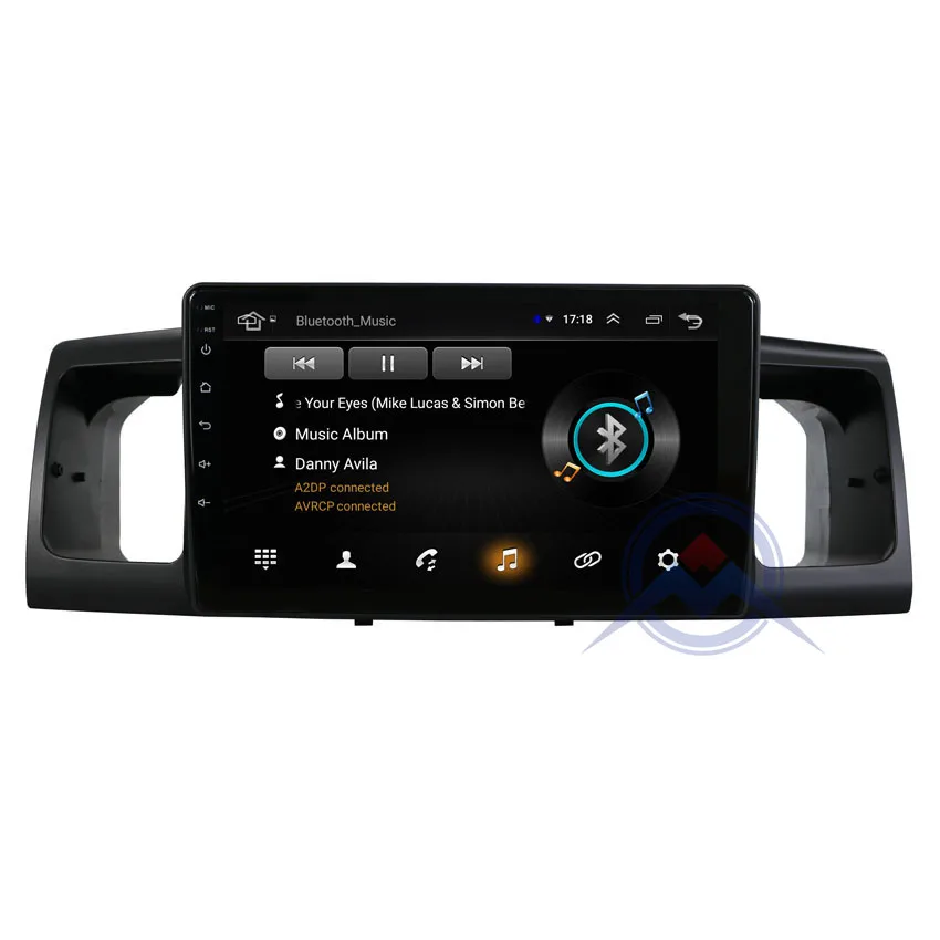 ZOHANAVI 2.5D экран Android 9,0 автомобильный мультимедийный плеер dvd gps авто радио для toyota Corolla E120 e 120 BYD F3 wifi стерео