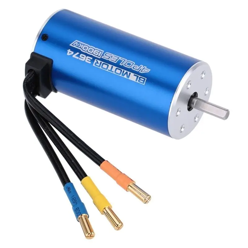 

ABWE Лучшие продажи синий 3674 4 полюса 1900KV бесщеточный двигатель