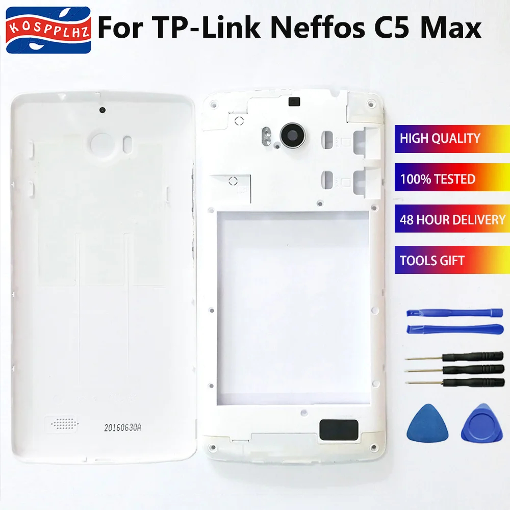 100% новый для TP Link Neffos C5 Max чехол задней крышки Minddel рамка Запасные Запчасти ремонта