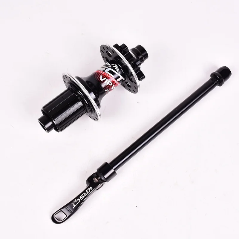 Black Rear 12x142mm KRSEC 32H MTB велосипедный диск Тормозная ступица 5 подшипников 6 Pawls 72 кликов ступицы QR через ось Quick Release для AM FR горный велосипед - Цвет: Black Rear 12x142mm
