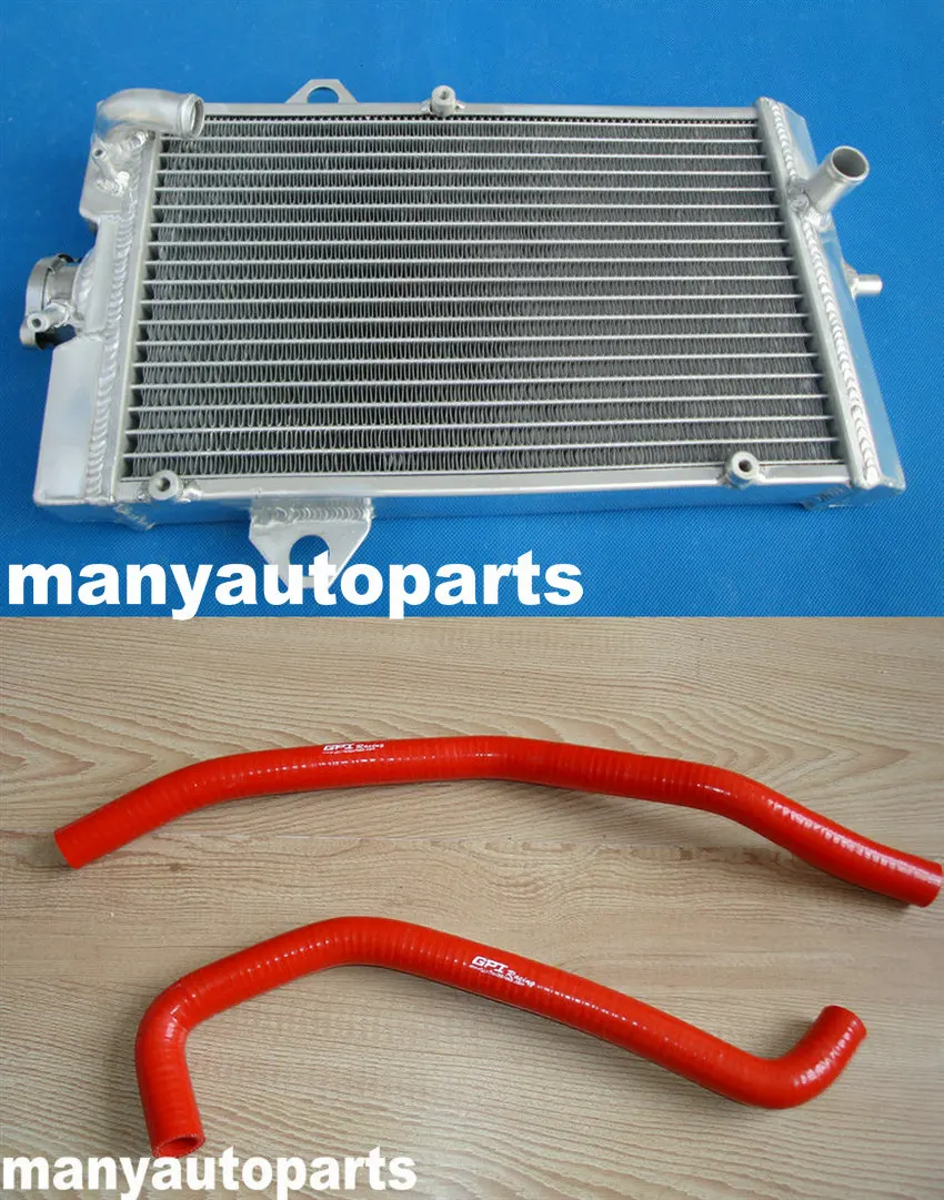Алюминиевый радиатор и синий шланг для Yamaha Raptor 700 YFM700 YFM700R 2006-2013 07 08 09 10 11 12 13 |