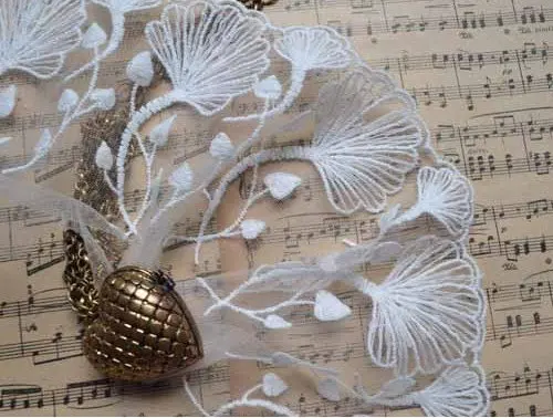 

10 ярдов/партия, белая кружевная отделка, 12,5 см