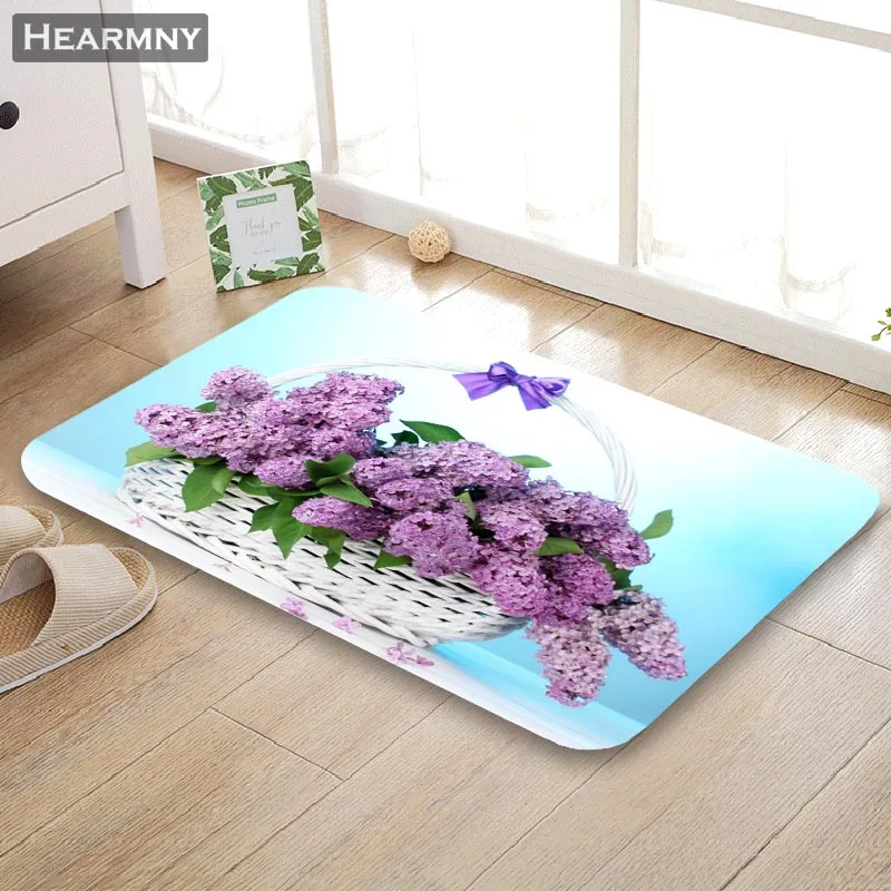 Пользовательские сиреневый коврик пол/ванна/кухня/пляж фланель губка ткань 3D печатных мохнатые украшения для спальни - Цвет: 14