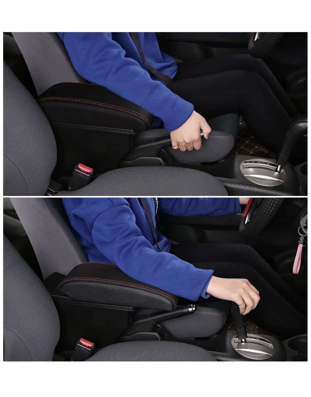 Подлокотник для Honda Fit Jazz 2002-2007 хэтчбек центральная консоль коробка для хранения подлокотник USB автомобильный Стайлинг Аксессуары для интерьера