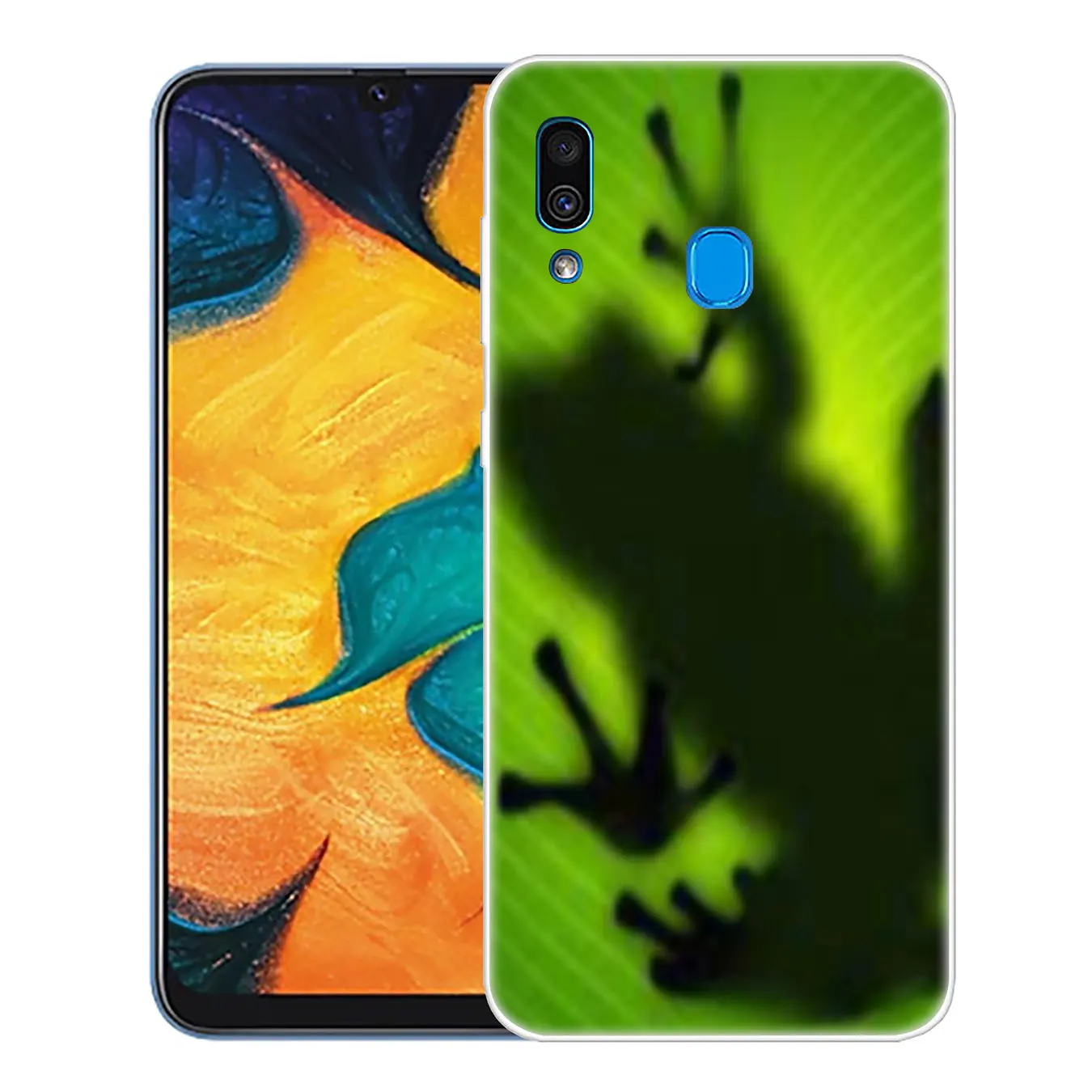 Твердый прозрачный чехол для телефона Lavaza the Frog meme pepe Samsung Galaxy A70 A60 A50 A40 A30 A20 A10 M10 M20
