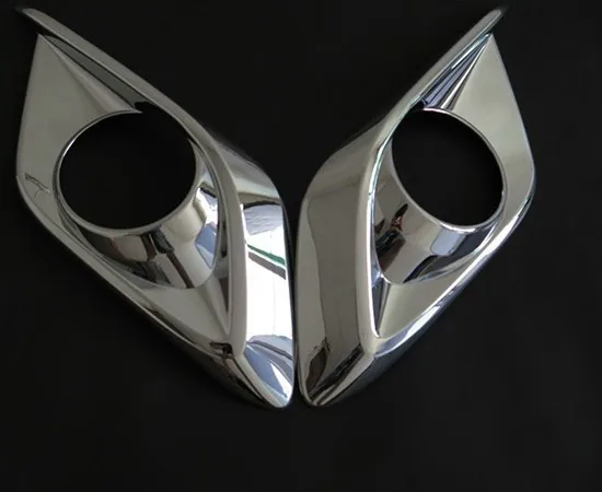 2 шт. ABS Хром Передняя противотуманная фара крышка Накладка для Mazda 3/AXELA 2014 2015