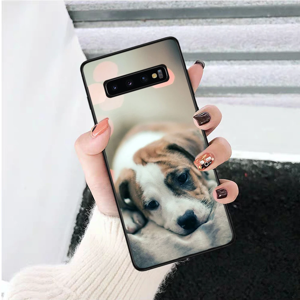 Немецкой овчарки покупателей силиконовый чехол для Samsung S6 край S7 S8 плюс S9 S10 S10e M10