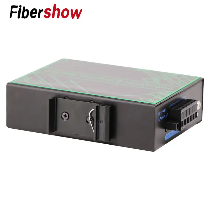 

2 port Ethernet 1 fiber Industrial Ethernet Network Switch 10/100/1000M Signal Strengthen DIN Rail Type