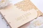 Деревянная книга для гостей, семейный Подарок на годовщину