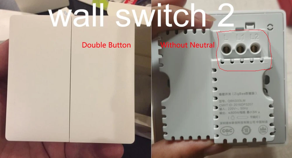 Aqara Mijia умный дом управление светом один огонь провода ZigBee беспроводной ключ настенный выключатель через приложение смартфона