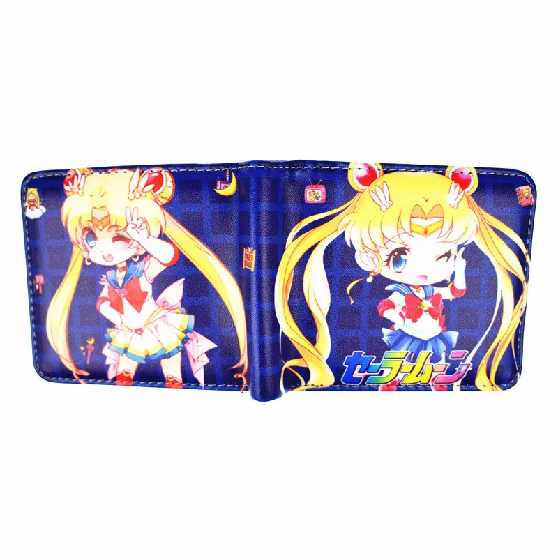 Кошельки из искусственной кожи аниме Сейлор Мун/Himouto Umaru Chan/Cardcaptor Sakura короткий кошелек с карманом для монет
