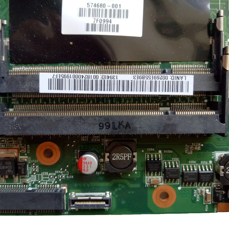 Reboto высокого качества для HP DV7-3000 Материнская плата ноутбука 574680-001 HD 4650 1 ГБ DDR2