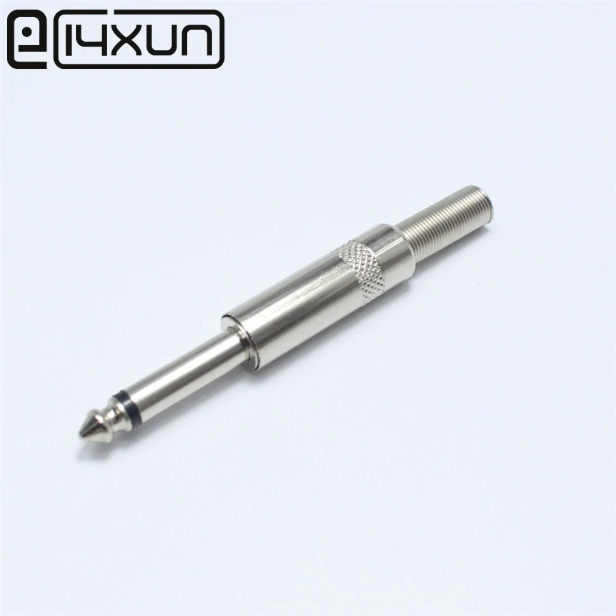 1 шт./лот уплотненный штекер EClyxun 6 35 мм 1/4 &quot моноусилителя 5 мм|jack audio connector|jack plug