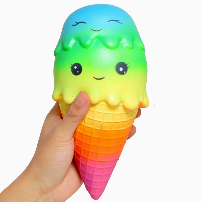 K Rainbow Double Face Медведь Мороженое лошадь Альпака овец клубника мягкими замедлить
