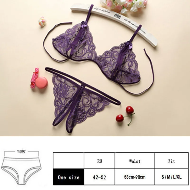 Горячее эротическое сексуальное женское нижнее белье с открытой промежностью |
