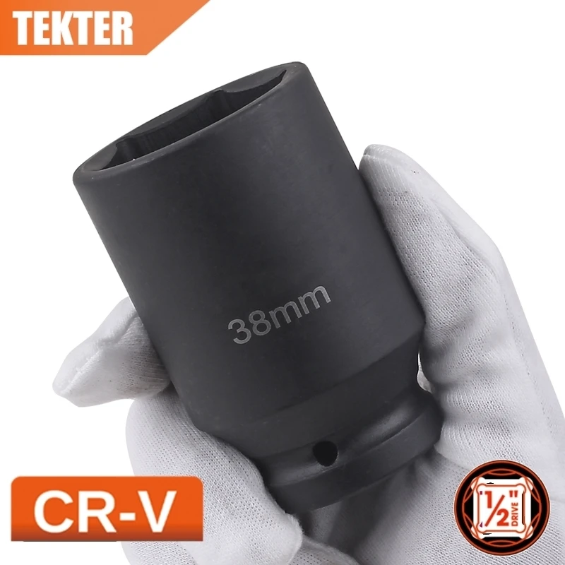 TEKTER TK0012 1/2 &quotDR. Impact Deep Socket инструмент метрический 6 точечный мост Гайка гнездо