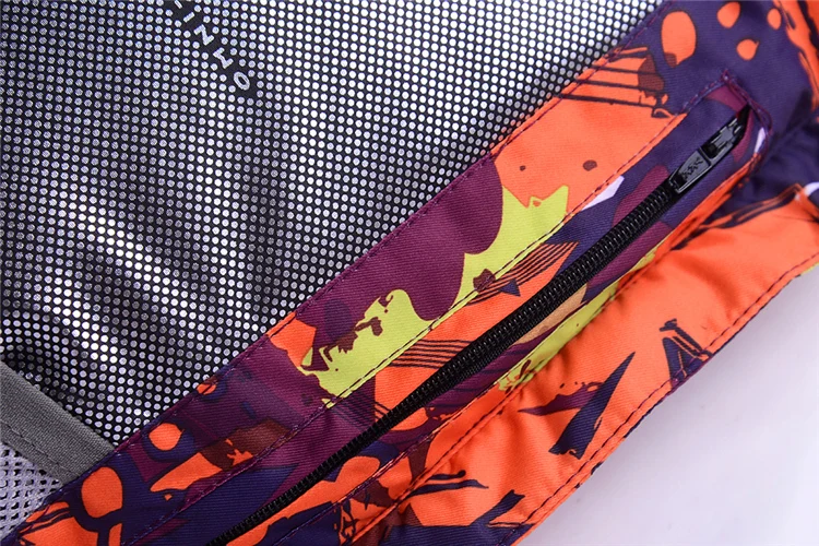 Зимняя Лыжная куртка ветрозащитная 2017 для сноуборда водонепроницаемая с