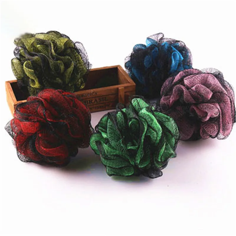 Mrosaa ванна мяч губчатая сетка отшелушивающий Душ пуф мягкие полотенца очиститель