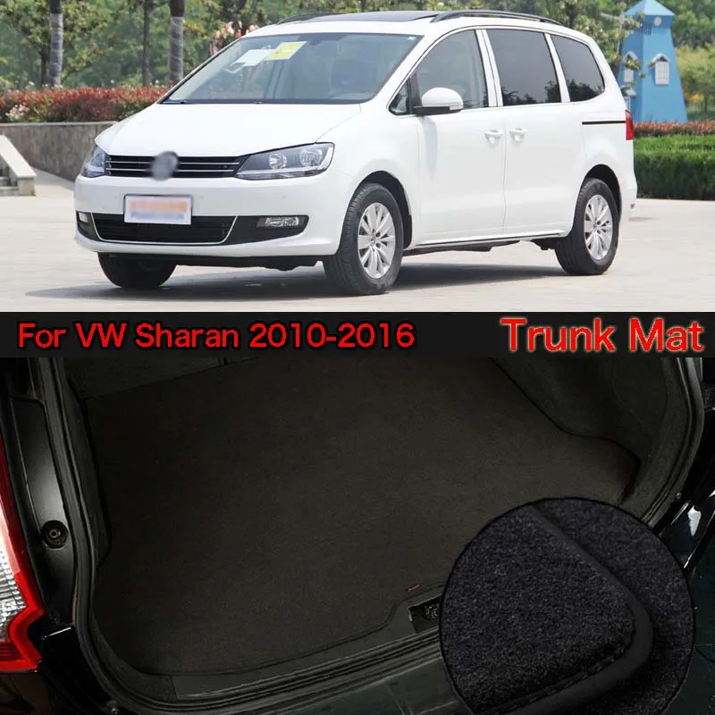 

Nylon Fabric Washable Car Trunk Cargo Liner Carpet Mats For VW Sharan 5 Seats 2010-2018