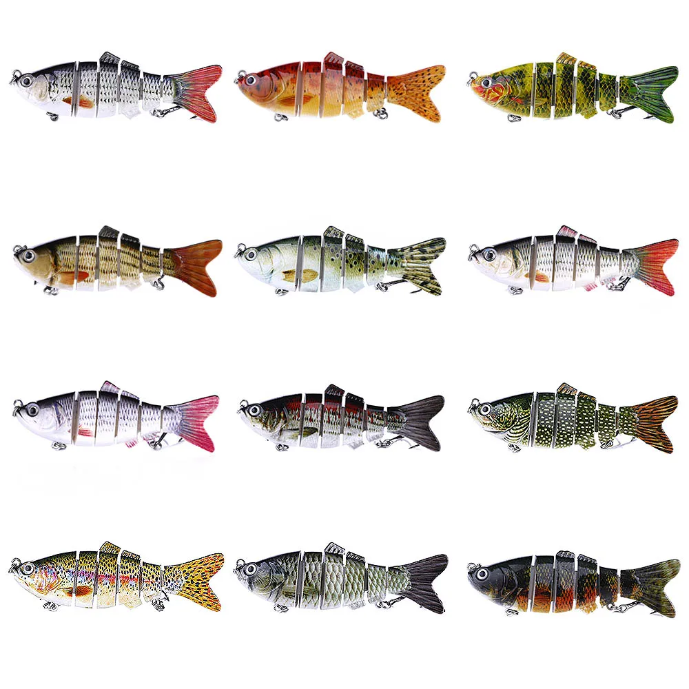 Minnow рыболовная приманка Мульти соединенная жесткая наживка 10 см 18 г Реалистичная