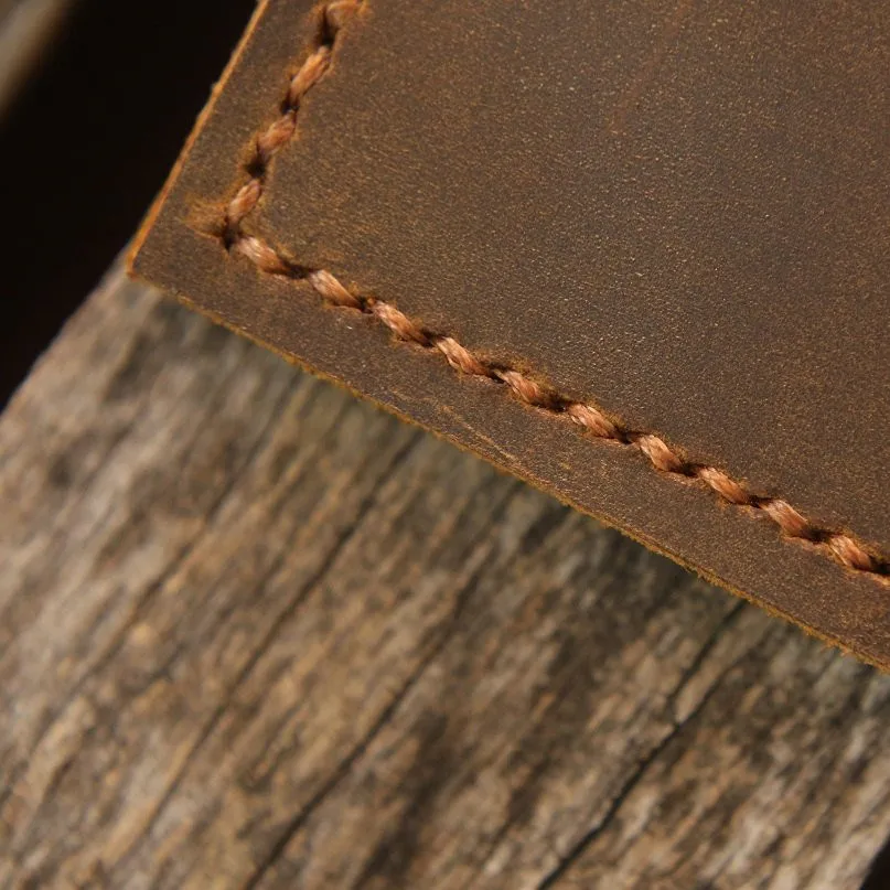 Портфель из потертой кожи для больших размеров moleskine classic notebook/большой кожаный