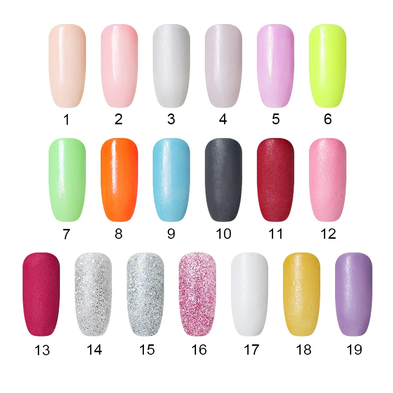 Порошок для ногтей NICOLE DAIRY натуральный сухой порошок без лампы блестящий