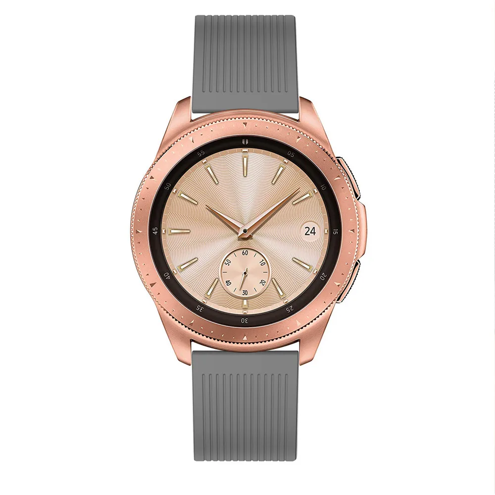 20 мм спортивный силиконовый ремешок для смарт часов Samsung Galaxy Watch SM R810 42 и