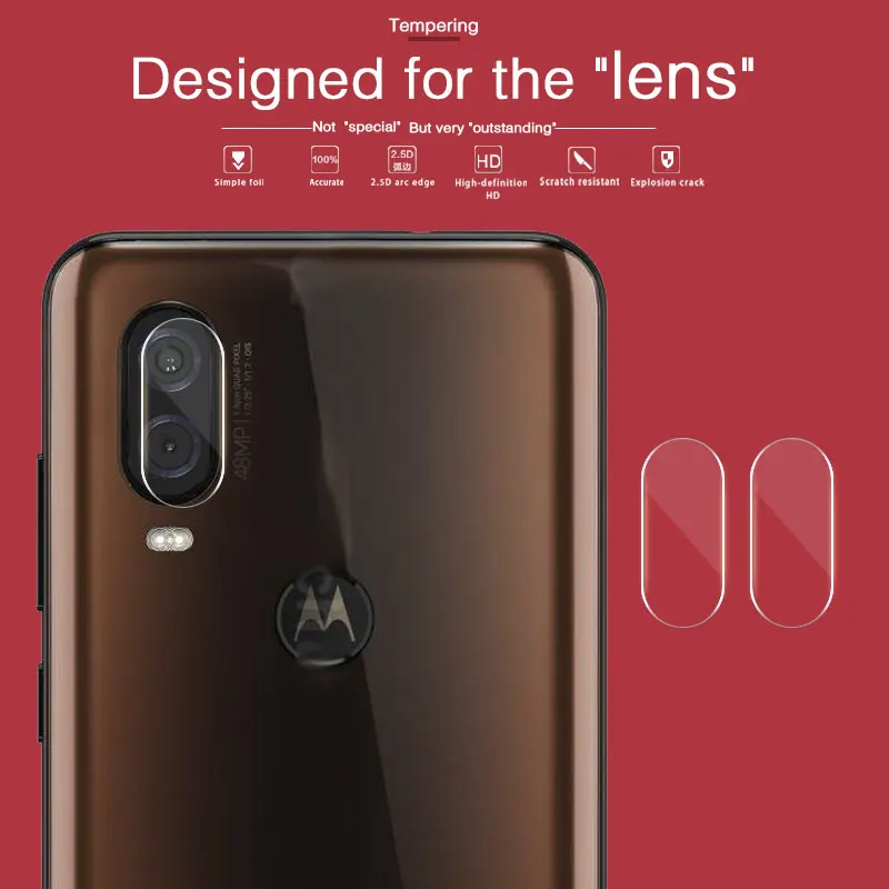 Защитная пленка из закаленного стекла для задней камеры Moto Motorola ONE VISION DUAL SIM XT1970 6 3